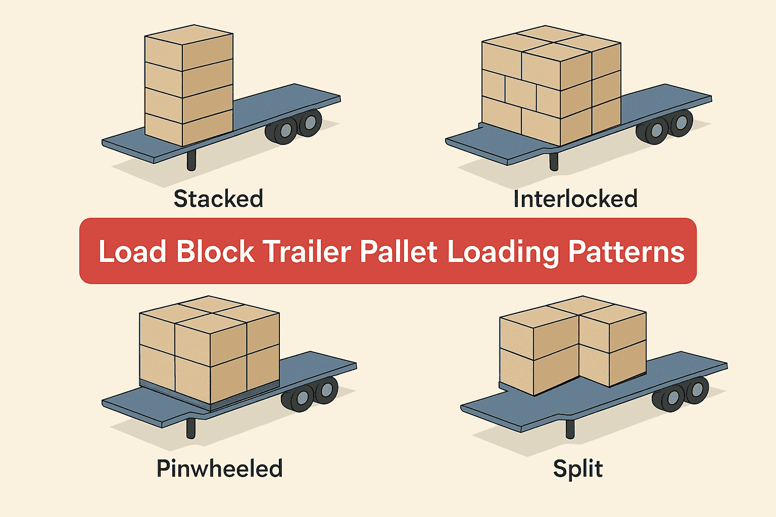 Load Block Trailer Pallet Loading Patterns Guide